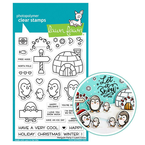 LAWN FAWN: Penguin Party | Stamp