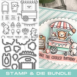 LAWN FAWN: Treat Cart | Stamp & Lawn Cuts Die Bundle