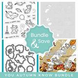 LAWN FAWN: You Autumn Know | Stamp, Coloring Stencil & Die Bundle