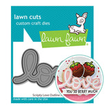 LAWN FAWN: Scripty Love Outline Add-On | Lawn Cuts Die