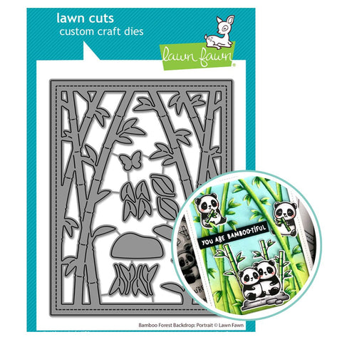 LAWN FAWN: Backdrop | Bamboo Forest | Portrait | Lawn Cuts Die