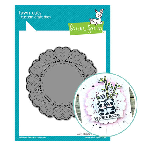 LAWN FAWN: Doily Hearts | Lawn Cuts Die