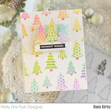 PRETTY PINK POSH: Christmas Trees | Layered Stencil 3 PK