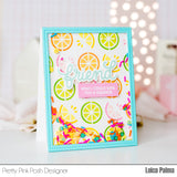 PRETTY PINK POSH:  Citrus | Layered Stencil 3 PK