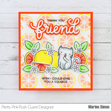 PRETTY PINK POSH: Friend | Hot Foil Plate