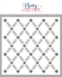 PRETTY PINK POSH:  Floral Vines | Layered Stencil 3PK