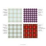 CONCORD & 9 th : Layered Plaid | Stencil Pack