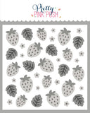 PRETTY PINK POSH:  Strawberries | Layered Stencil 4 PK