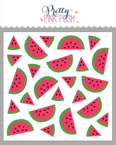 PRETTY PINK POSH:  Watermelon | Layered Stencil 3 PK