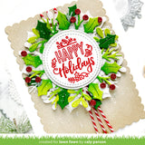 LAWN FAWN: Magic Iris Holly Wreath Add On | Lawn Cuts Die