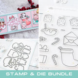 MAMA ELEPHANT:  Holiday Huggers | Stamp and Creative Cuts Bundle