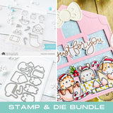 MAMA ELEPHANT:  Holiday Huggers | Stamp and Creative Cuts Bundle