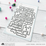 MAMA ELEPHANT: Lucky Friend | Stamp and Creative Cuts Bundle