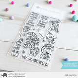 MAMA ELEPHANT: Peekapals | Stamp and Creative Cuts Bundle