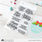 MAMA ELEPHANT: Paola's Merry Wishes | Stamp