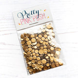 PRETTY PINK POSH:  Confetti | Matte Gold