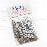 PRETTY PINK POSH:  Confetti | Matte Silver