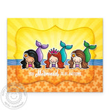 SUNNY STUDIO: Mermaid Kisses | Stamp