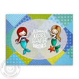 SUNNY STUDIO: Mermaid Kisses | Stamp