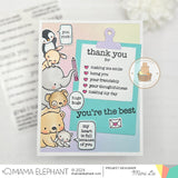 MAMA ELEPHANT: Typed Thank Yous | Stamp