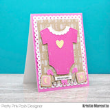 PRETTY PINK POSH:  Baby Words | Stencil