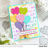 PRETTY PINK POSH:  Birthday Words | Stencil