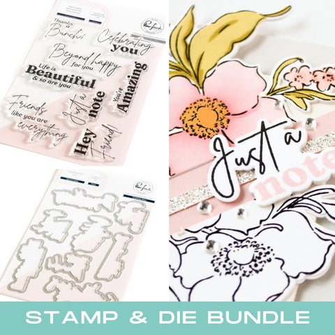 PINKFRESH STUDIO:  Beyond Happy | Stamp & Die Bundle