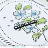 SPELLBINDERS:  Making Me Smile Sentiments | Hot Foil Plate & Die