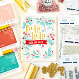 PINKFRESH STUDIO: Fa La La La | Hot Foil Plate & Die