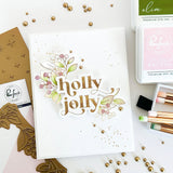 PINKFRESH STUDIO: Holly Jolly | Hot Foil Plate & Die