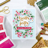 PINKFRESH STUDIO: Holly Jolly | Hot Foil Plate & Die