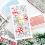 PINKFRESH STUDIO: Poinsettia Frame | Stamp