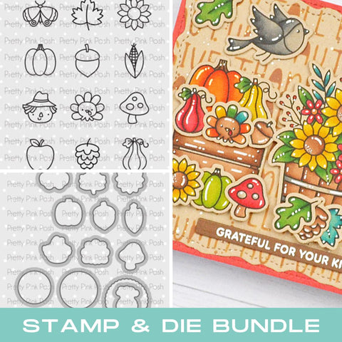 PRETTY PINK POSH:  Fall Icons | Stamp & Die Bundle