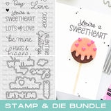 PRETTY PINK POSH: Valentine Greetings | Stamp & Die Bundle