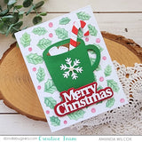 WAFFLE FLOWER: Merry Christmas Print | Die