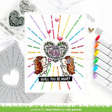 LAWN FAWN: Magic Heart Messages | Stamp