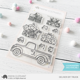 MAMA ELEPHANT:  Deliver By Truck | Stamp