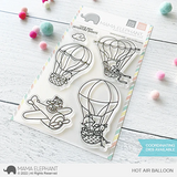 MAMA ELEPHANT:  Hot Air Balloon | Stamp and Creative Cuts Bundle (S)