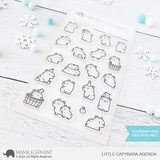 MAMA ELEPHANT: Little Capybara Agenda | Stamp and Creative Cuts Bundle