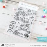 MAMA ELEPHANT: Little Agenda Ice Cream | Stamp and Creative Cuts Bundle