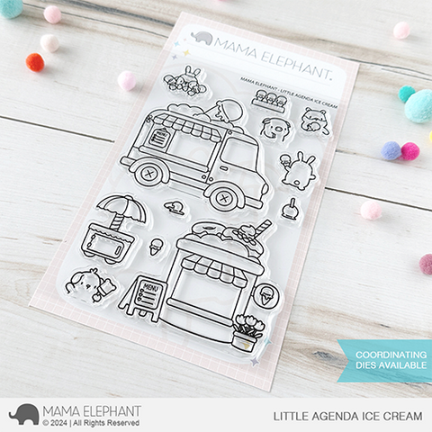 MAMA ELEPHANT: Little Agenda Ice Cream | Stamp