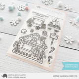 MAMA ELEPHANT: Little Agenda Sweets | Stamp and Creative Cuts Bundle