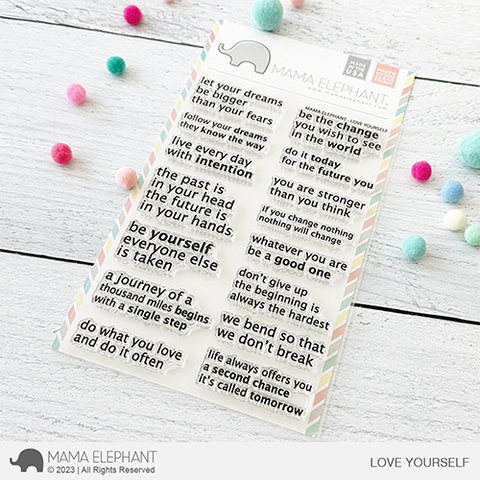 MAMA ELEPHANT: Love Yourself | Stamp