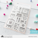 MAMA ELEPHANT: Painting Piggies | Stamp