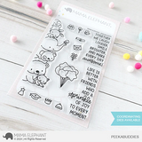 MAMA ELEPHANT: Peekabuddies | Stamp and Creative Cuts Bundle