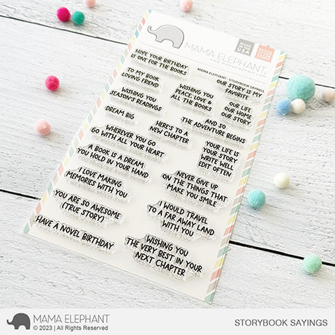 MAMA ELEPHANT: Storybook Sayings | Stamp