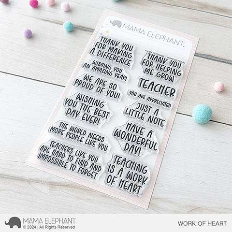 MAMA ELEPHANT: Work Of Heart | Stamp