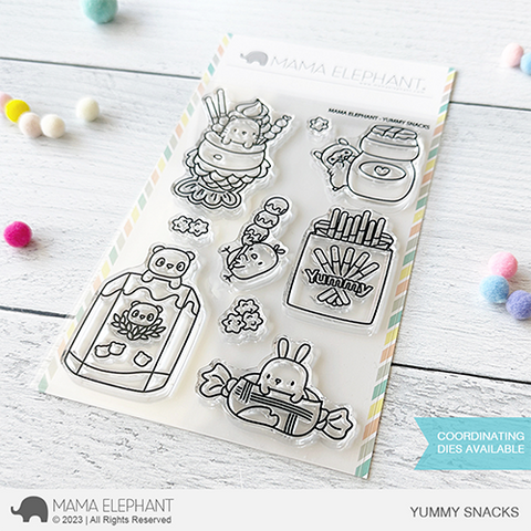 MAMA ELEPHANT: Yummy Snacks | Stamp