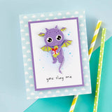 SPELLBINDERS:  Monster Birthday Sentiments | Stamp