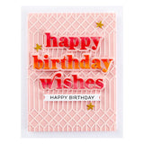 SPELLBINDERS:  Happy Birthday Wishes | Die